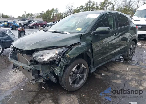 2018 Honda Hr-V Ex z USA, uszkodzony, nr VIN 3CZRU6H53JG700147